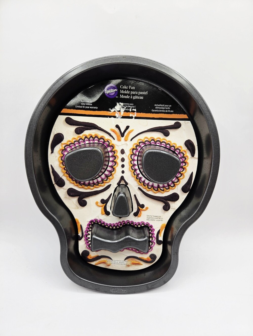 Wilton Non-Stick Skull Cake Pan, New